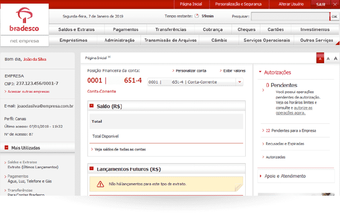 Bradesco Net Empresa: Como cadastrar usuário e senha, e utilizar o sistema