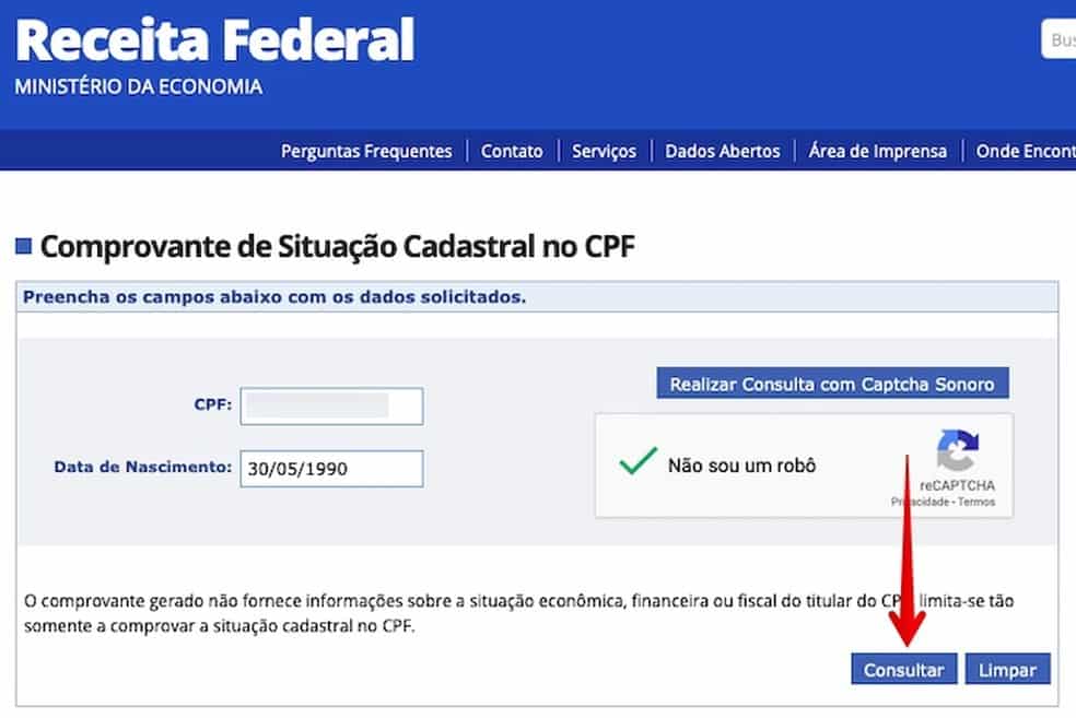 consultar cpf
