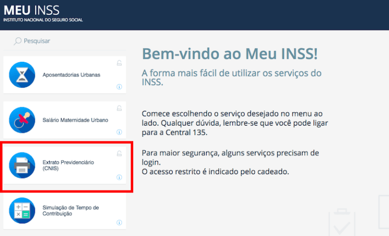Meu INSS Cnis